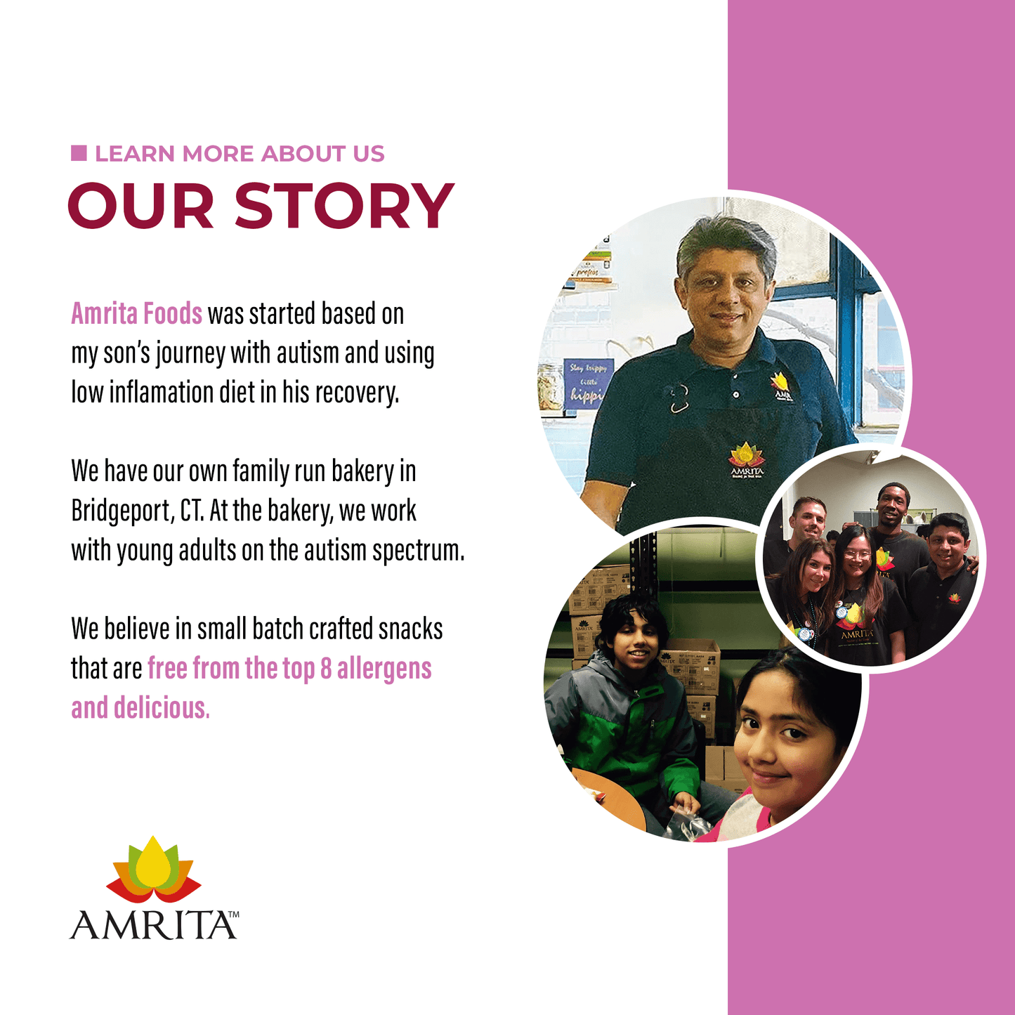 Amrita Health Foods 1 Lb. Dried Cranberries