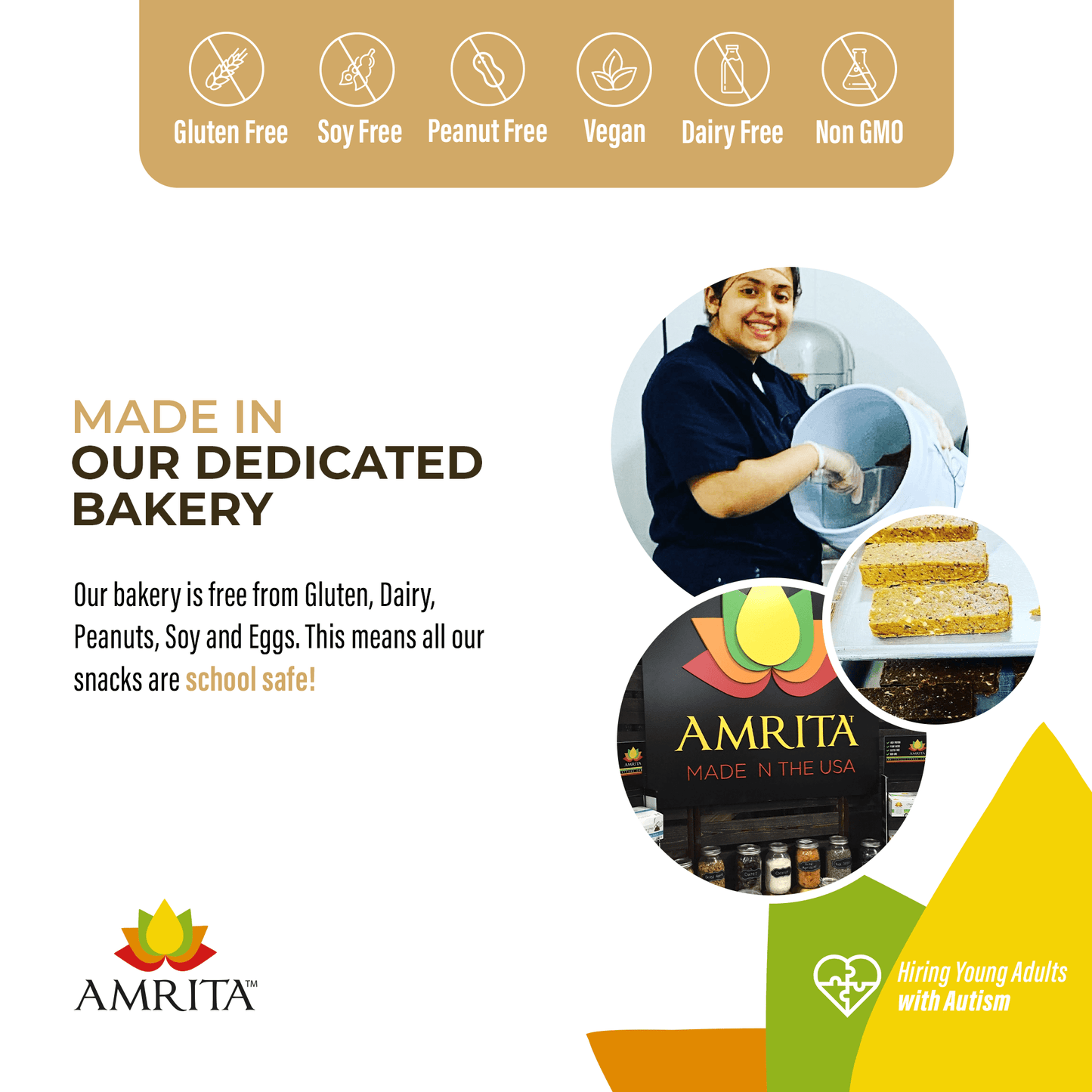 Amrita Health Foods 8 oz Diced Apple