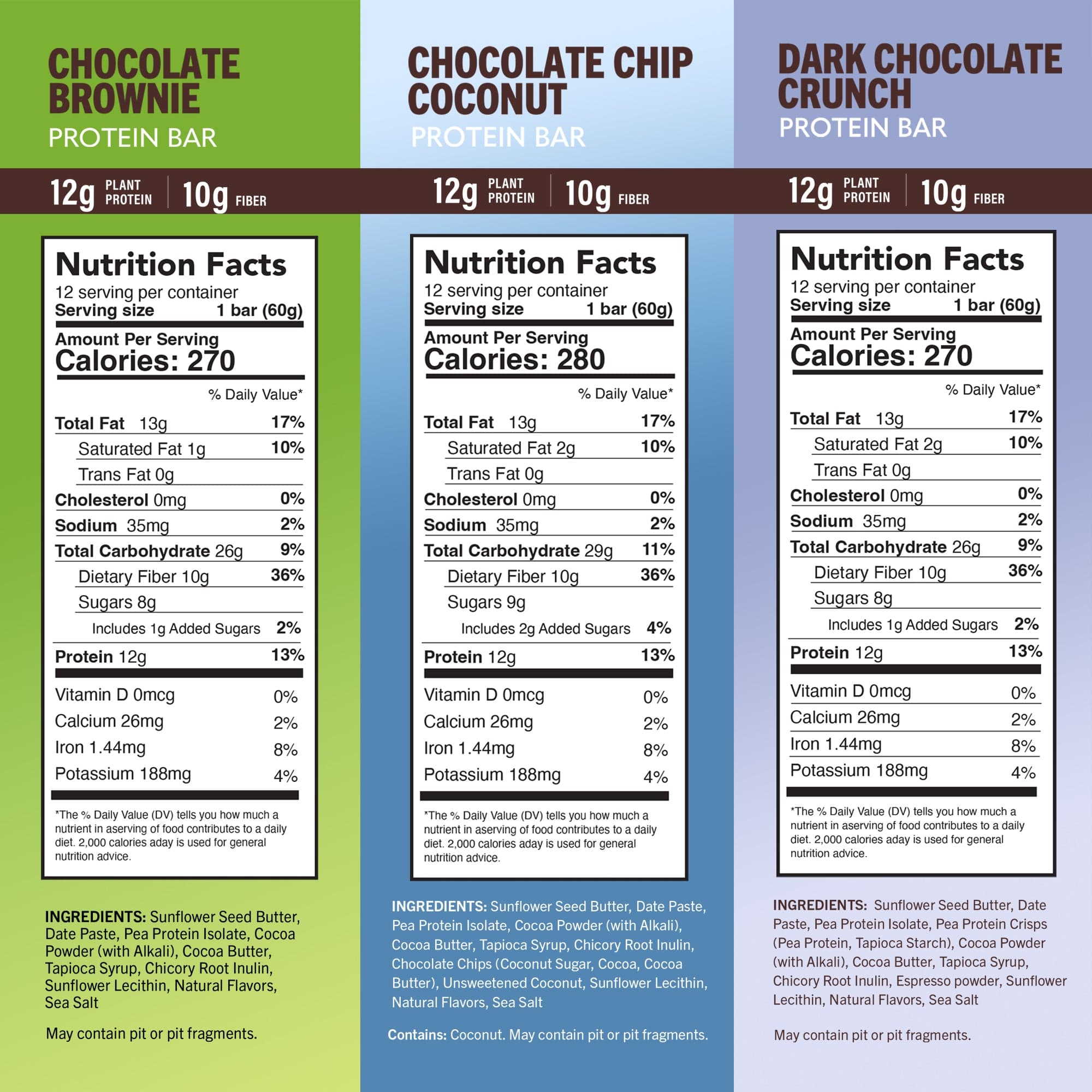 amrita-health-foods High Protein Bars Variety Pack