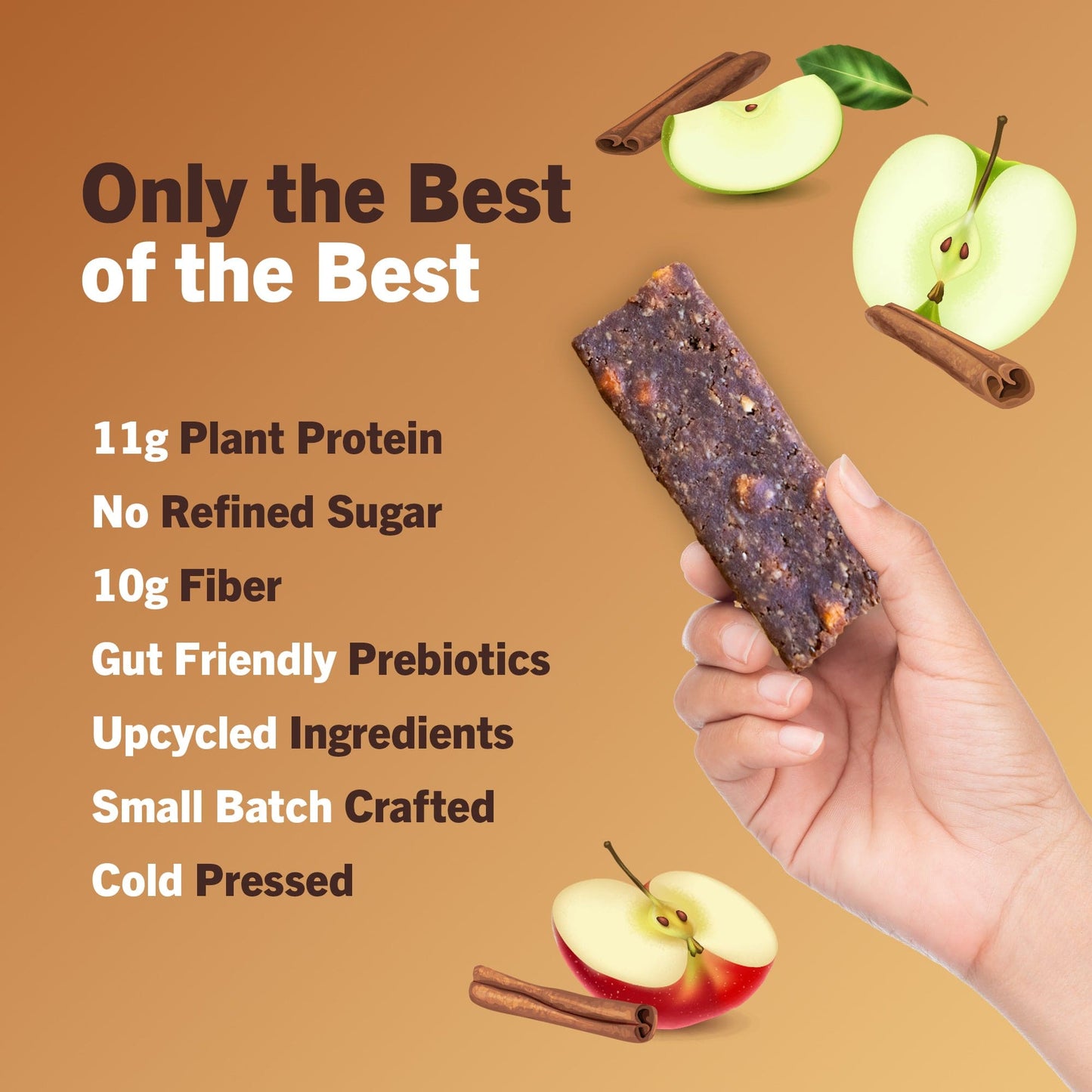 amrita-health-foods protein bars Apple Cinnamon