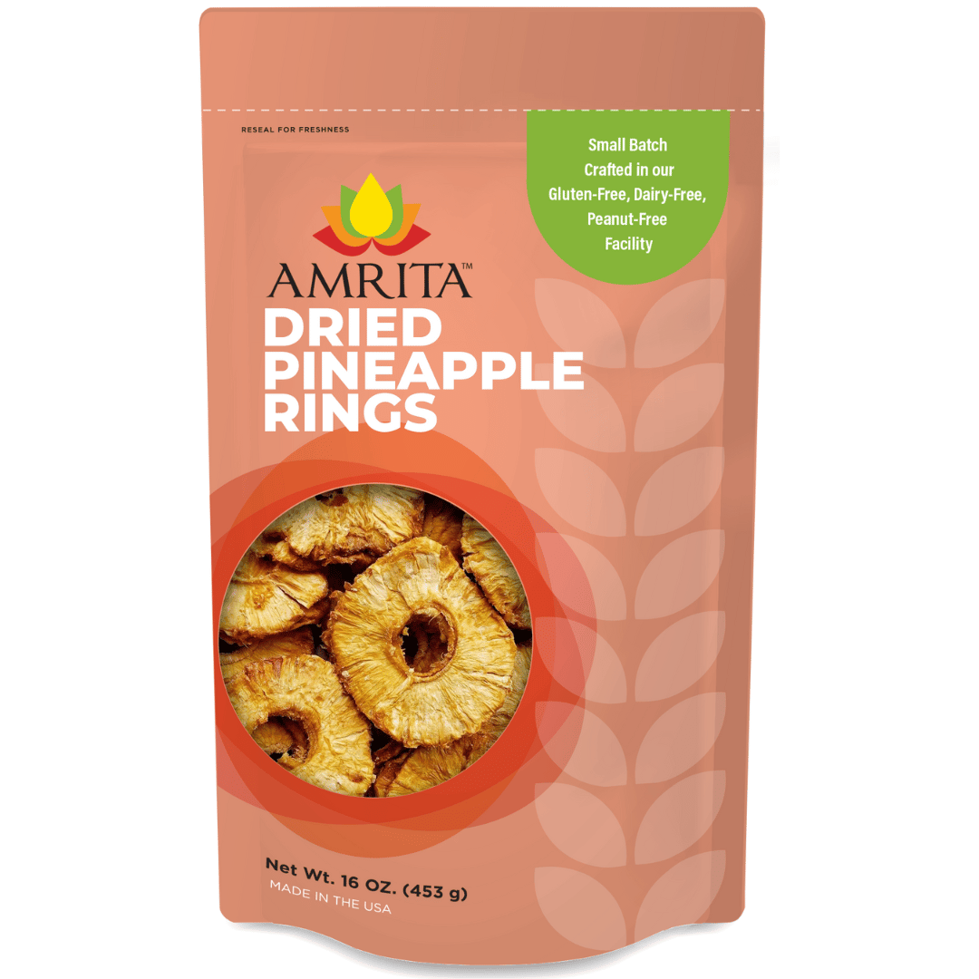 Amrita Health Foods 1lb Pineapple Rings