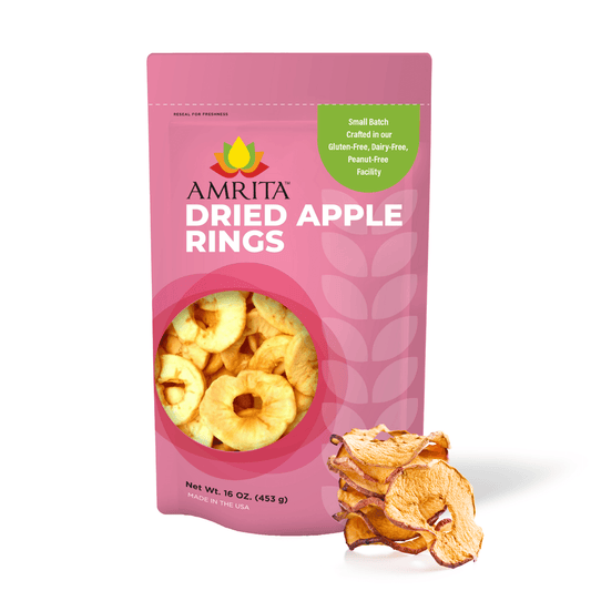 Amrita Health Foods Dried Apple Rings (8oz)