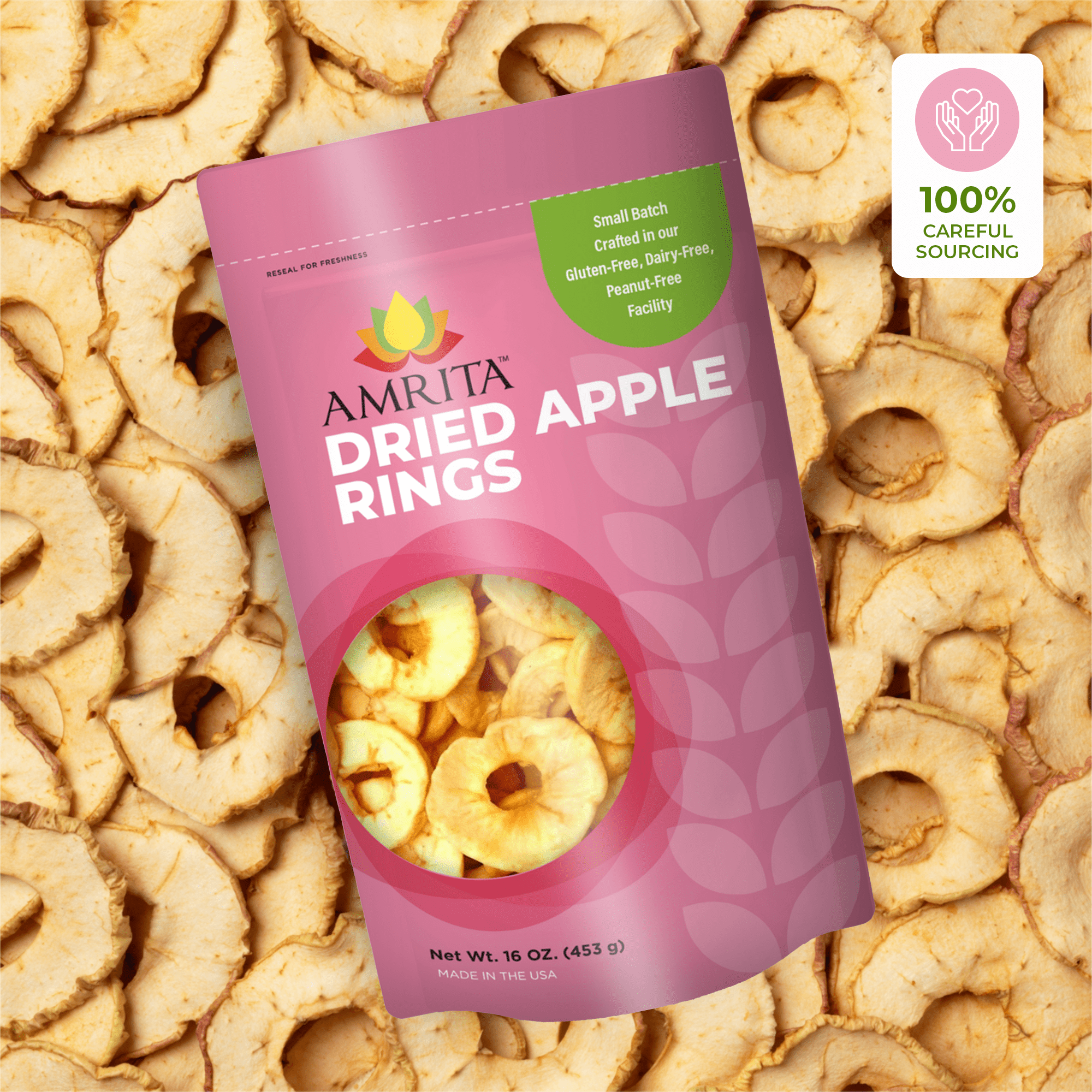 Dried Apple Rings – Amrita Health Foods