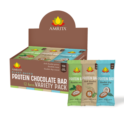 amrita-health-foods High Protein Bars Chocolate Variety Pack