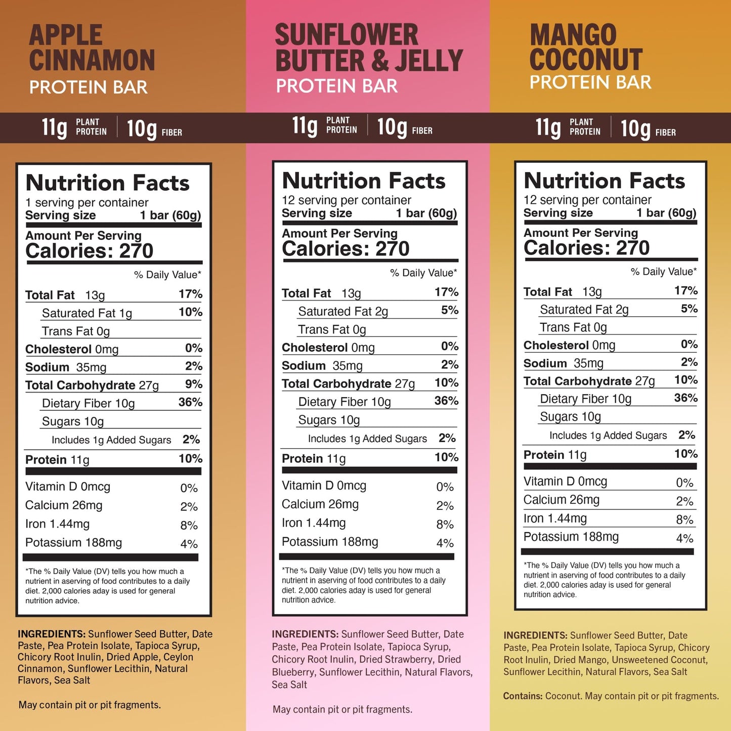 amrita-health-foods High Protein Bars Variety Pack