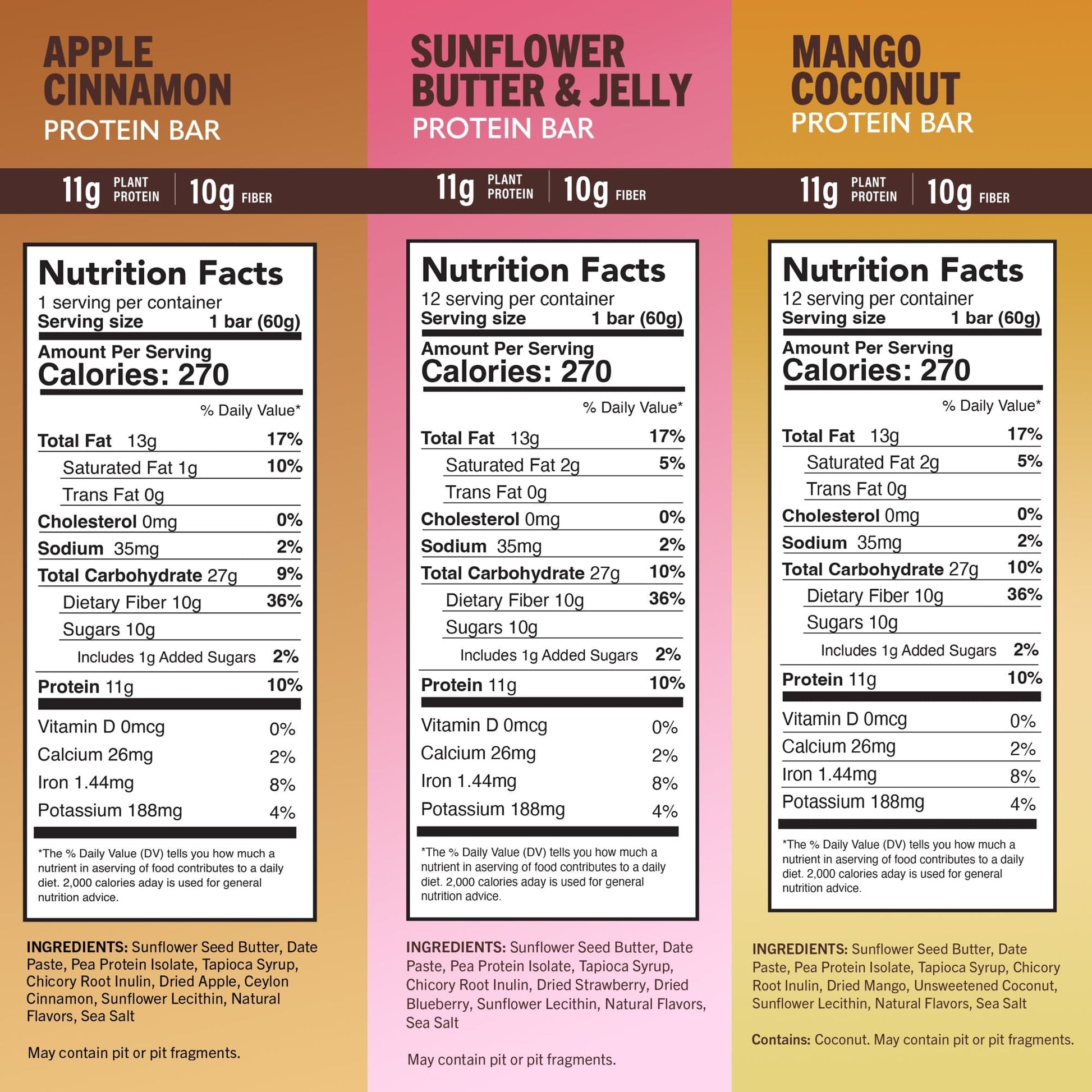 amrita-health-foods High Protein Bars Variety Pack