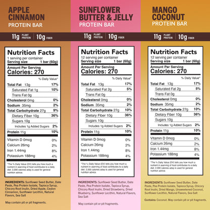 amrita-health-foods High Protein Bars Variety Pack