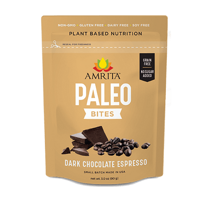 amrita-health-foods Paleo Dark Chocolate Espresso Bites (3 Pouches)
