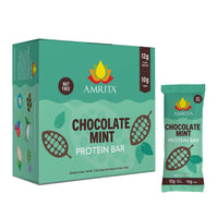 amrita-health-foods protein bars 12 Bars Chocolate Mint