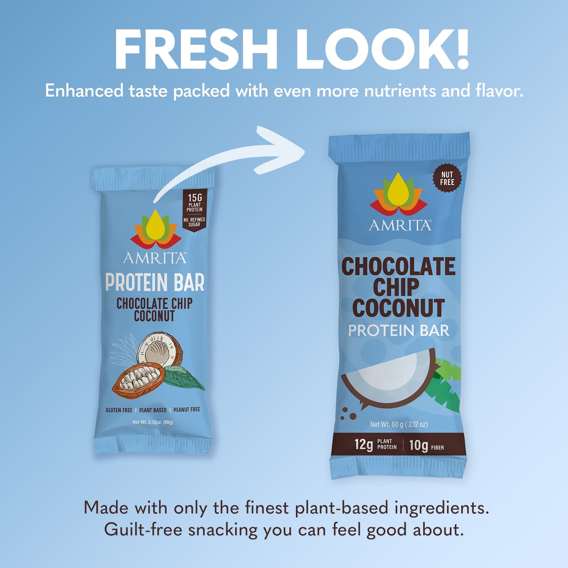 amrita-health-foods protein bars Chocolate Chip Coconut