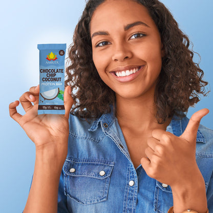 amrita-health-foods protein bars Chocolate Chip Coconut