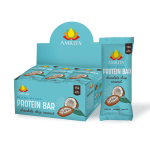 amrita-health-foods protein bars Chocolate Chip Coconut High Protein Bars