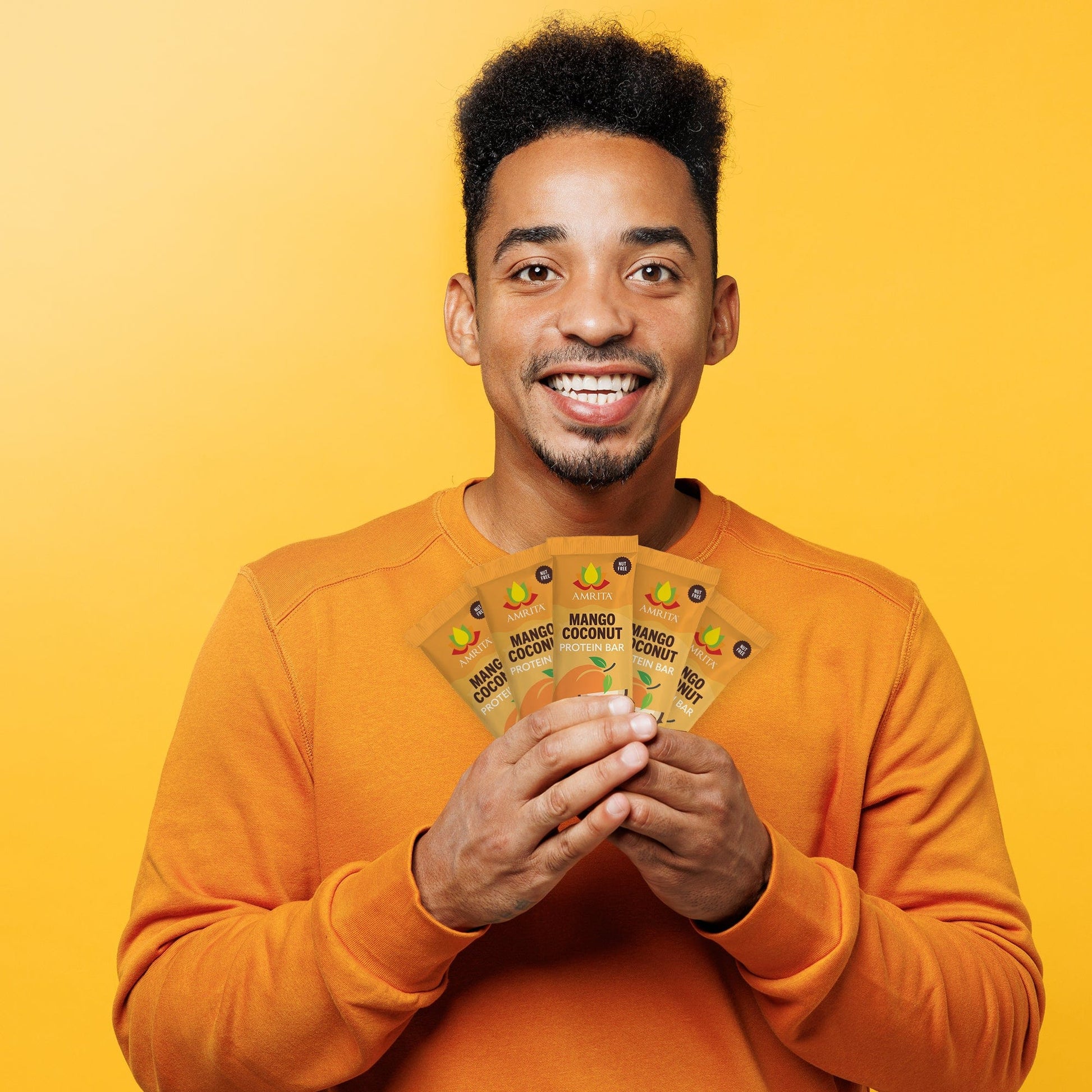 amrita-health-foods protein bars Mango Coconut