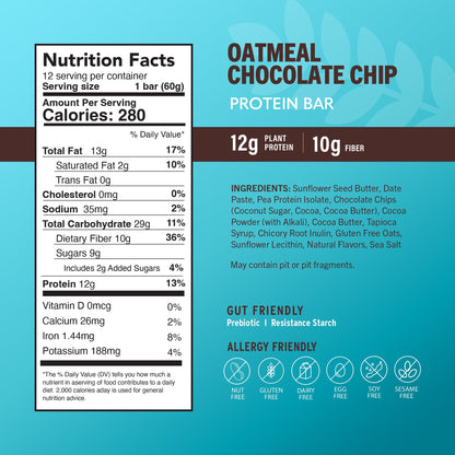 amrita-health-foods protein bars Oatmeal Chocolate Chip