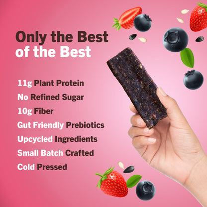 kind bar strawberry sunflower seed Amrita High Protein Sunflower Butter And Jelly Bars